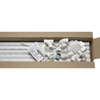 Zestaw instalacyjny PVC KIT2 (w zestawie dwuwarstwowe rury z powłoką antystatyczną o dł. 2m TUY73BK)