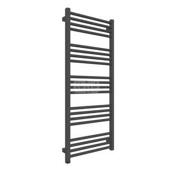 Grzejnik TERMA FIONA ONE 1140/480 \ RAL 7021, podł. S1, 400W, kabel spiralny z wtyczką [2,5m srebrzy