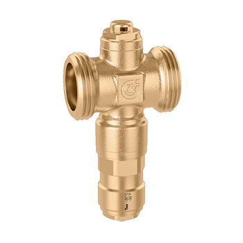 Zawór antyzamarzaniowy ze złączkami zaciskowymi fi 22, zakres temperatury czynnika 0-90 'C CALEFFI iStop