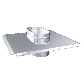 Płyta dachowa przepustowa MK ŻARY ST DHO fi 110x220 mm stal nierdzewna