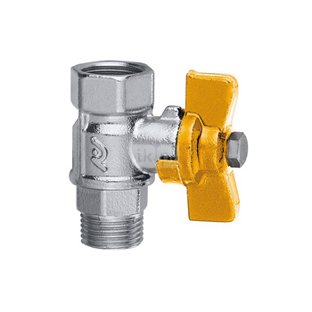 Zawór odcinający z uszczelką 1/2" GZ x 1/2" GW