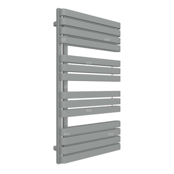 Grzejnik elektryczny TERMA WARP S 600 x 1110 mm, kolor sól i pieprz, moc 800 W, podłączenie E1, kabel spiralny z wtyczką