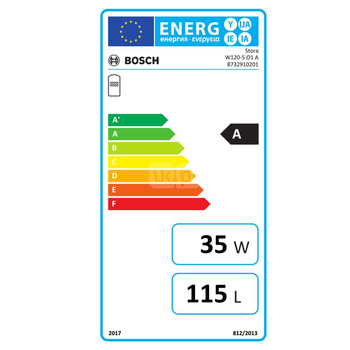 Zasobnik ciepłej wody użytkowej W 120-5O1A** stojący cylindryczny emaliowany (srebrny)