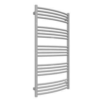 Grzejnik elektryczny TERMA LENA 586 x 1140 mm, kolor diament srebrny, moc 600 W, podłączenie E8, kabel prosty z wtyczką