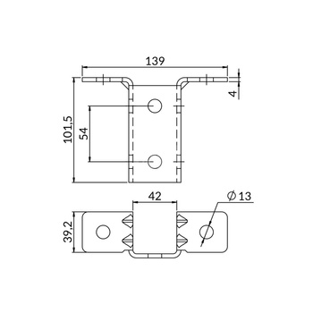 Kształtka MX3D profilu szer. 41mm XPMX3DMF