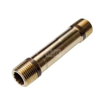 Nypel SANHA PURAFIT, mosiądz, 1'' (GZ), 100 mm