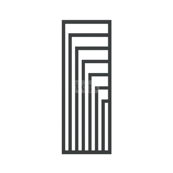 Grzejnik elektryczny TERMA ANGUS V 600 x 1620 mm, kolor czarny jak kruk RAL9005, moc 1000 W, podłączenie E1, kabel spiralny z wtyczką czarny