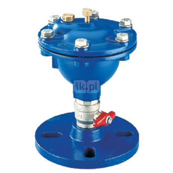 Zawór odpowietrzający do wody czystej, DN 40/50/65, typ VE120, Pnom 1,6 Mpa