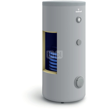 CONCEPT Podgrzewacz cwu 300l, emaliowany, z pojedynczą wężownicą spiralną, w izolacji z poliuretanu, w obudowie ze skay-u