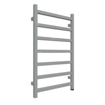 Grzejnik elektryczny TERMA SIMPLE ONE 500 x 840 mm, kolor sól i pieprz, moc 300 W, podłączenie E8, kabel spiralny z wtyczką 2,5m