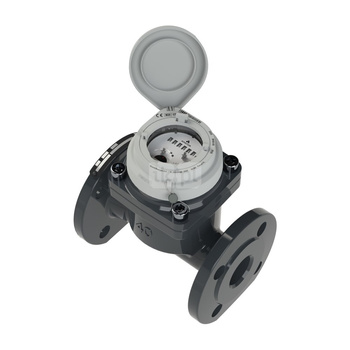 Miernik do wody irygacyjnej WI, do wody zimnej w wykonaniu -08, przystosowany do indukcyjnego odczytu wskazań (Ti), WI 100-08, IP68, DN 100, kołnierz, Q3 100 [m3/h]