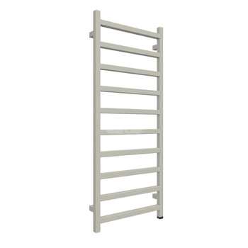 Grzejnik elektryczny TERMA SIMPLE ONE 500 x 1200 mm, kolor metaliczny beż, moc 400 W, podłączenie E8, kabel prosty bez wtyczki 1,5m srebrzysty