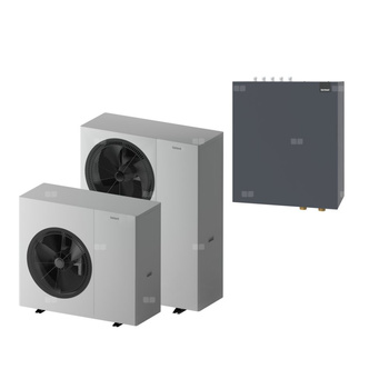 Zestaw 1 - Pompa ciepła powietrzna powietrze-woda monoblok TERMET Heat Platinum 8 EVI/DC 6.1 kW 230 V + Moduł hydrauliczny T-Box 13 PG HP