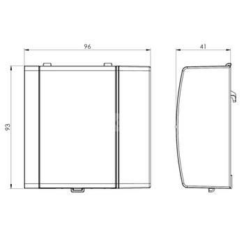 Moduł sterujący przewodowy AFRISO RM D2 CosiTherm do systemu sterowania instalacji domowej