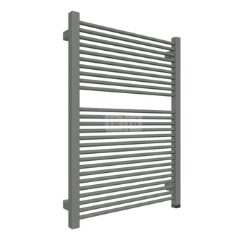 Grzejnik elektryczny TERMA MIKE ONE 530 x 735 mm, kolor nowoczesna szarość, moc 400 W, podłączenie E8, kabel prosty bez wtyczki 1,5m srebrzysty