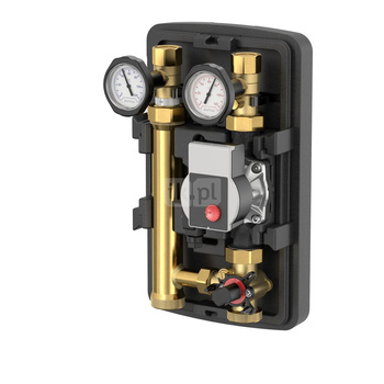 Grupa pompowa FLAMCO MEIBES GZ gazowy walcowy x GW gazowy walcowy 1 1/2 cala (40) x DN 32 Kvs6, z izolacją, z zaworem trójdrożnym