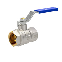 SENA VA30 zawór kulowy Ni-Free, 1 1/4''GW x 1 1/4''GW, niebieska dźwignia INOX