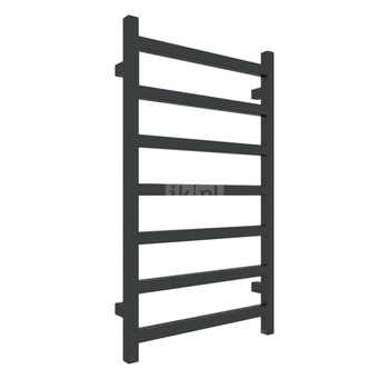 Grzejnik elektryczny TERMA SIMPLE ONE 500 x 840 mm, kolor czarny jak kruk RAL9005, moc 300 W, podłączenie E8, kabel prosty bez wtyczki 1,5m czarny