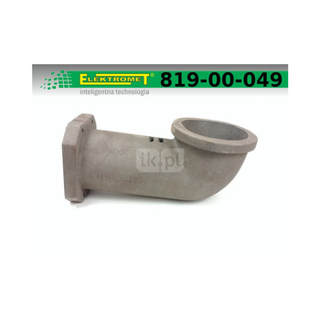 Żeliwne kolano retorty 38