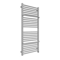 Grzejnik elektryczny TERMA LIMA ONE 500 x 1140 mm, kolor zimowe niebo, moc 600 W, podłączenie E8, kabel spiralny z wtyczką 2,5m srebrzysty