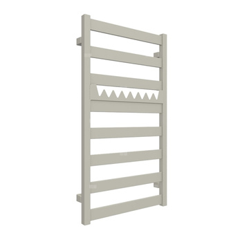 Grzejnik elektryczny TERMA VIVO 500 x 910 mm, kolor metaliczny beż, moc 400 W, podłączenie E8, kabel spiralny z wtyczką