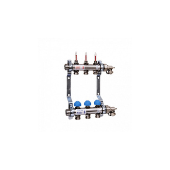 Rozdzielacz, stal, zasilanie góra 0-4l/min,w zestawie spust/odpowietrzenie HKV2013A-50-1'' 0-4 VA06