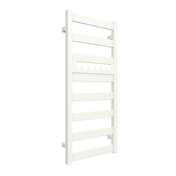 Grzejnik elektryczny TERMA VIVO 400 x 910 mm, kolor biały drogowy RAL9016, moc 300 W, podłączenie E8, kabel prosty bez wtyczki