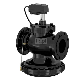 Zawór regulacyjny COMAP Nexus Vivax FI Żeliwo PN16, pol. Kołnierz 8'' DN 200HF, natężenie przepływu 300m3/h od 5'C do 120'C, niezależny od ciśnienia