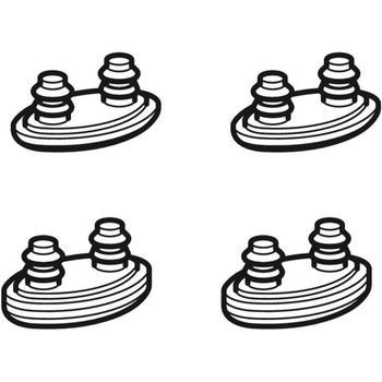 Zestaw podwyższonych podkładek wyrównujących do deski sedesowej, do Geberit AquaClean 4000: Manhattan