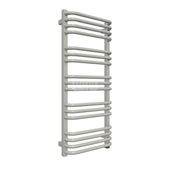 Grzejnik TERMA ALEX ONE 760/400 \ Silver Matt, podł. S1, 300W, kabel spiralny z wtyczką [1,5m srebrz