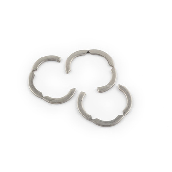 Pierścień zabezpieczający pierścień typu c TUCAI RIVER INOX stal nierdzewna (stan surowy)8 mm do wałów/osi