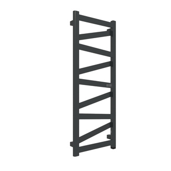 Grzejnik elektryczny TERMA VIPERA ONE 400 x 990 mm, kolor nowy czarny krokodyl, moc 300 W, podłączenie E1, kabel spiralny z wtyczką