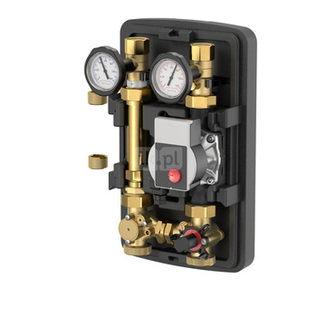 Grupa pompowa FLAMCO MEIBES GZ gazowy walcowy x GW gazowy walcowy 1 1/2 cala (40) x DN 25 Kvs5.8, z izolacją, z pompą obiegową, z zaworem trójdrożnym