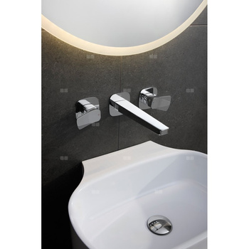 MALAGA CHROM bateria umywalkowa podtynkowa 3-otworowa