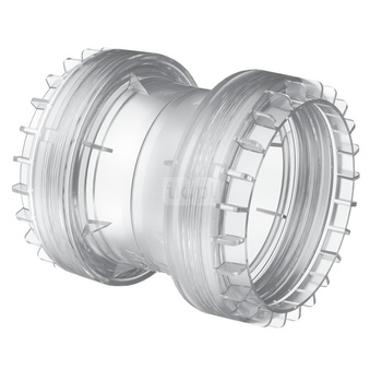 Złączka (2691), fi80 do połączenia dwóch przewodów elastycznych, PP transparentna