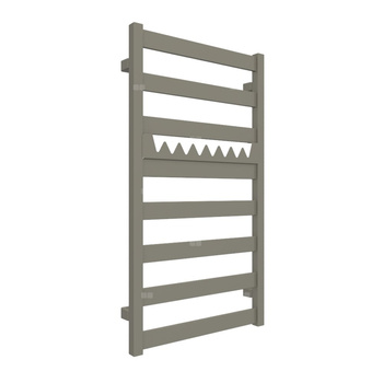 Grzejnik elektryczny TERMA VIVO 500 x 910 mm, kolor szary kamienie RAL7003, moc 400 W, podłączenie E8, kabel prosty z wtyczką