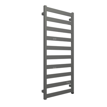 Grzejnik elektryczny TERMA VIVO ONE 500 x 1150 mm, kolor sól i pieprz, moc 400 W, podłączenie E8, kabel prosty bez wtyczki 1,5m srebrzysty