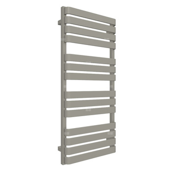 Grzejnik elektryczny TERMA WARP T 500 x 1110 mm, kolor metaliczny kamień, moc 600 W, podłączenie E1, kabel prosty bez wtyczki z maskownicą