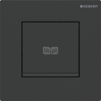 Pneumatyczny zawór spłukujący Geberit do pisuaru, ręczny, Typ 30, czarny mat, easy-to-clean