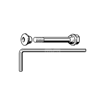 Śruba VIEGA 616193 sześciokątny (heksagonalny) rozm. 4 / dł. 43 mm do metalu