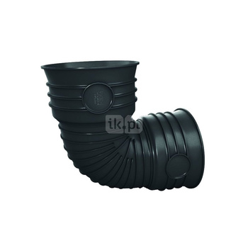 Kolano 90' MAGNAPLAST MAGNACOR MCB, PP (czarny), DN 600 (wz x ww), do kanalizacji