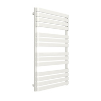 Grzejnik elektryczny TERMA WARP T ONE 600 x 1110 mm, kolor biały drogowy RAL9016, moc 600 W, podłączenie E1, kabel prosty bez wtyczki biały