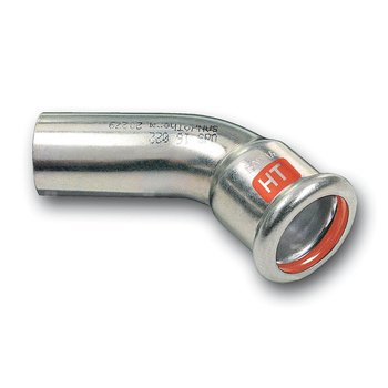 Łuk 45' Concept By SANHA Therm Industry, stal (cynk/nikiel), 108 mm (zw x zz)