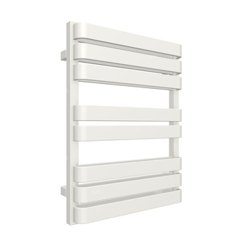 Grzejnik elektryczny TERMA Warp T BOLD 500 x 655 mm, kolor biały drogowy RAL9016, moc 400 W, podłączenie E1, kabel spiralny z wtyczką