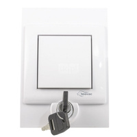 Gniazdo na kluczyk białe