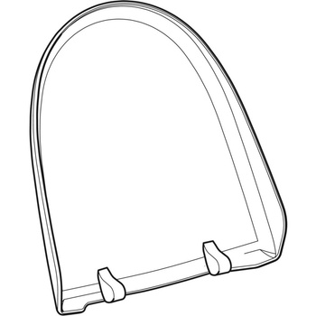 Pokrywa deski sedesowej do Geberit AquaClean 8000plus / 8000: Biały-alpin