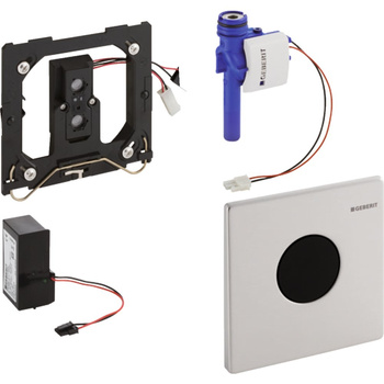 Zawór pisuarowy elektroniczny GEBERIT Public, 230V, stal nierdzewna