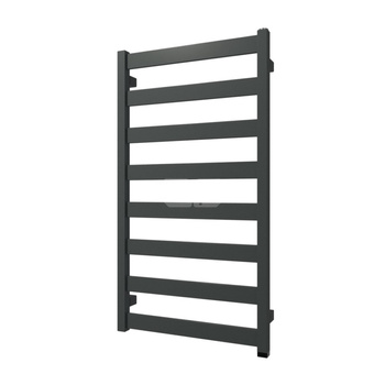 Grzejnik TERMA VIVO ONE 910/500 \ Graphite, podł. S1, 300W, kabel spiralny z wtyczką [srebrzysty]