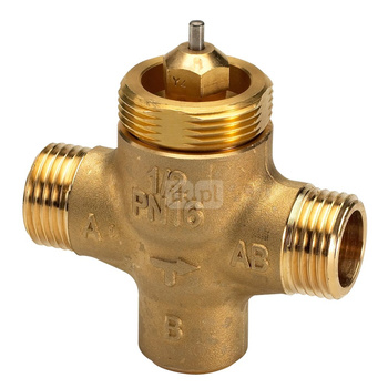 Zawór regulacyjny dwudrożny DANFOSS VZL2, DN 15 (GZ metryczny x GZ metryczny), PN 16, Kvs: 1.6 m3/h