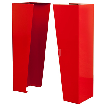 Podstawa 700 mm, szerokość 250 mm, ocynk fasada (szafa wys. 750 mm), RAL 3000